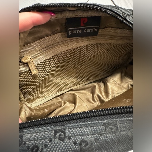 Pierre Cardin Classic Logo Toiletry Bag Cosmetic Case Vintage Unisex Travel 11x7 - Picture 13 of 16